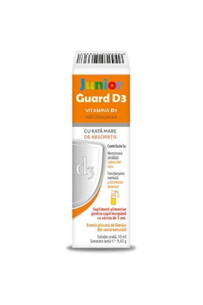 GUARD Junior Dietary Supplement, Vitamin D3 500 IU, 10 ml