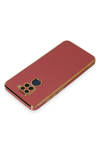 NewFace Sptrns Xiaomi Redmi Note 9 Case Volet Silicone (224427) - Red