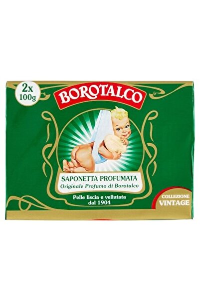 Borotalco Săpun parfumat original 2×100 g