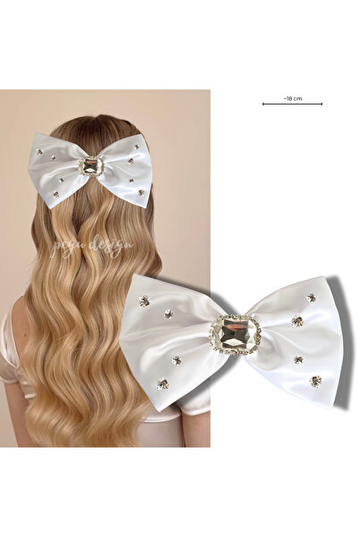 pegu baby collection БЯЛА САТЕНЕНА КАМЪК АВТОМАТИЧНА БРОШКА С ИЗГРАЖДАНА ПО П...