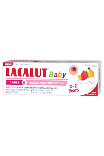 lacalut Baby Toothpaste 0-2 years anti-cavity and sugar protection, 55 ml