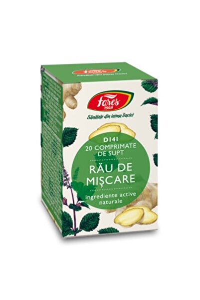 Fares Rau de Miscare pentru copii D161, 20 pastile -