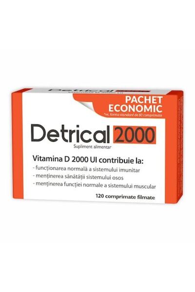 Zdrovit Detrical D3 2000 UI, Zdrovit, 120 comprimate