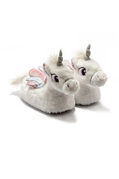 Twigy Lea Children's Animal Slippers White 34/39
