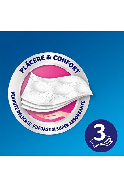 Zewa Deluxe Delicate Care Toilet Paper, 3-ply, 4 rolls