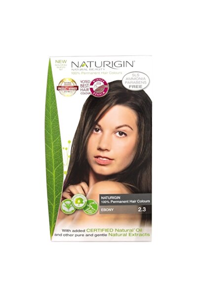 Naturigin hair dye kit, shade 2.3 Abanos (Black), 115 ml