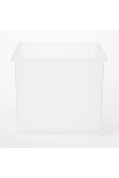Muji Polypropylene Deep and Wide Storage Box, Wide, W 50.5 x D 37 x H 31.5 cm