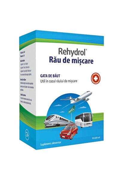 MBA Pharma Rehydrol pentru rău de mișcare, 10 pliculețe,