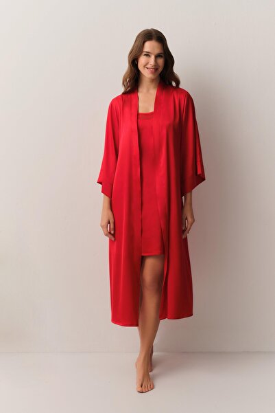 SUWEN Αιθερέλαιο μακρύ φόρεμα