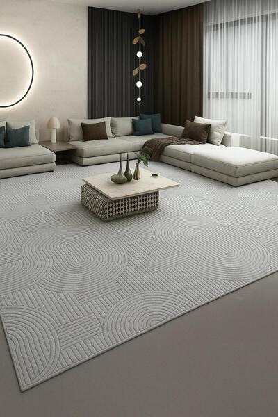 Flair Baklava Deseni Premium Yumuşak Peluş Post Shaggy Çocuk Odası Oturma Odası Salon Mutfak Halısı (77)