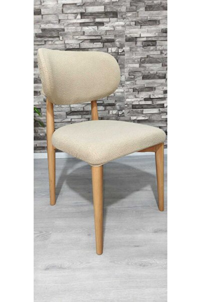 UzHome BOHEM YENİ MODEL SANDALYE KILIFI COCO KUMAŞ BEJ RENGİ