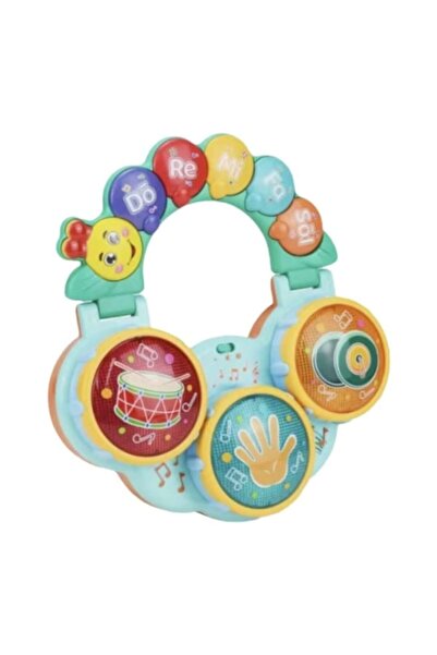 MASHASHOP Interactive Toy Drum - Caterpillar, Multicolor, 24x24x6 cm