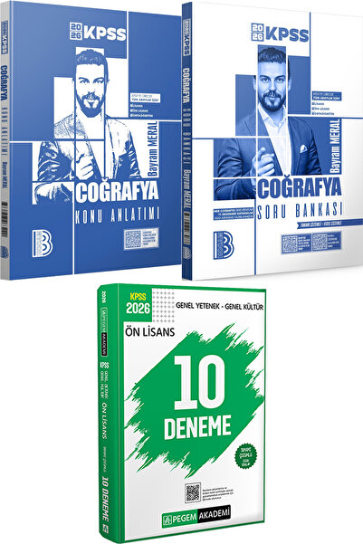 Benim Hocam Yayınları 2026 KPSS Coğrafya Konu Anlatımı ve Tamamı Çözümlü Soru...