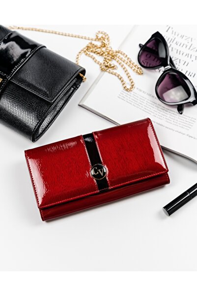 Other Women's wallet leather H22-3-SH-1240 Red