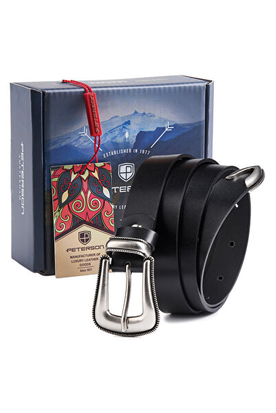 Other Curea din piele pentru femei Peterson PTN SSN-4-100 NEGRU