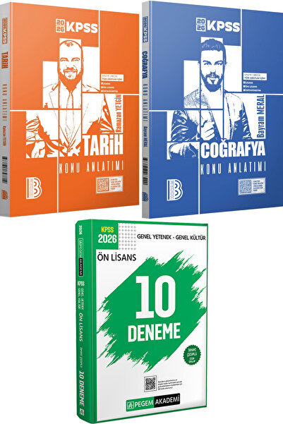 Benim Hocam Yayınları 2026 KPSS Tarih Coğrafya Konu Anlatımı - 2026 KPSS Ön L...
