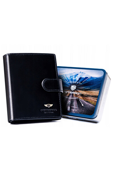 Other Men's leather wallet with snap closure - Peterson