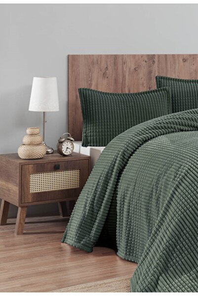 Bikaya Home Сучасний комплект з 3-х частин двоспального ковдри - 220x240 см - Оригінальна коробка - Нові кольори