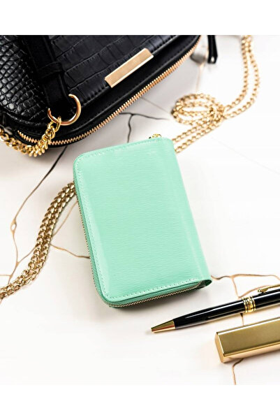 Other Women's leather wallet in vertical orientation with snap closure - Lorenti