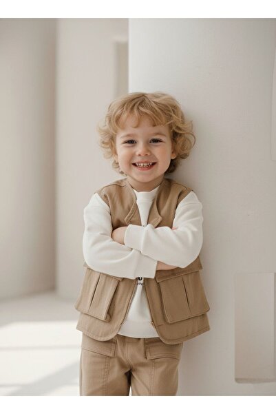 EKNKİDS Vest Set Boy's 3-Piece Suit