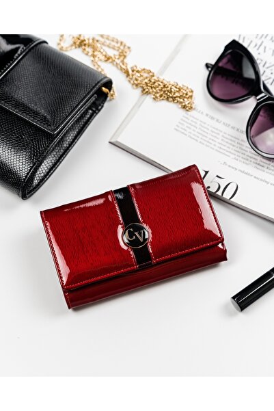 Other Women's leather wallet H23-3-SH-1257 Red