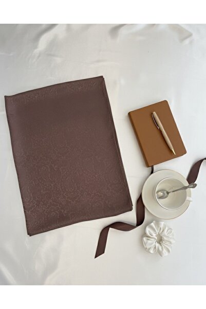 ALESYA SCARF Self-patterned jacquard shawl