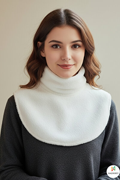 Leiste Women's Plush Bolero Shoulder Shawl Etol Neck Collar Welsoft Plush Winter Shoulder Shawl Neck Collar