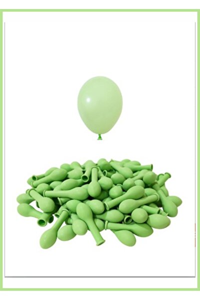 Doğumgünü Marketim بالون صغير أخضر فاتح مقاس 5 بوصات (12 سم) 10 قطع