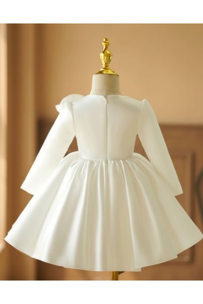 tuana Ribbon Detail Long Sleeve Dress