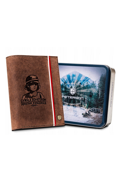 Other Men's leather wallet with a patriotic motif - Peterson