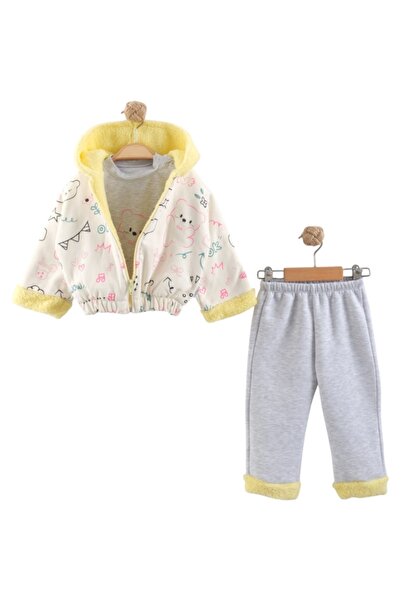 Buqete Bear Printed 3-Piece Set