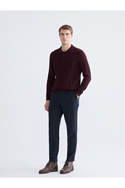 LC Waikiki SOUTHBLUE Pantaloni pentru bărbați din Gabardine croi standard