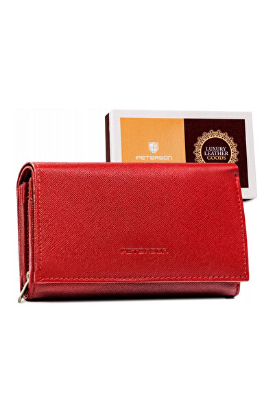 Other Women's wallet with snap closure made of genuine leather - Peterson