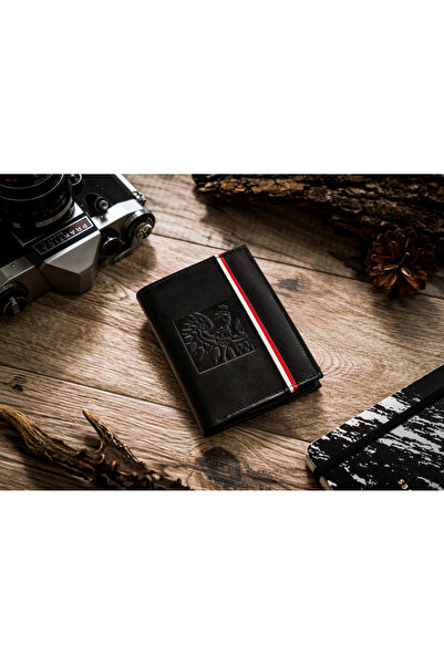 Other Men's leather wallet with a patriotic accent - Peterson