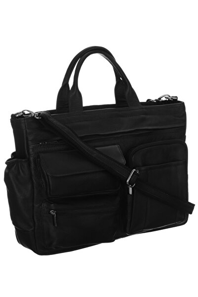 Other O geantă spațioasă din piele pentru un laptop de 15 inch