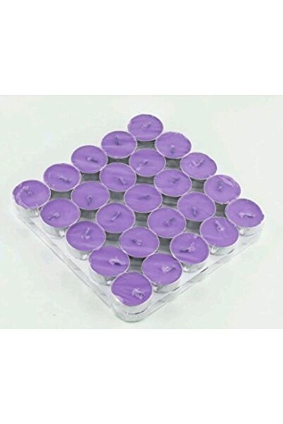 Generic 50-Piece Scented Tea Light Floating Candle Purple