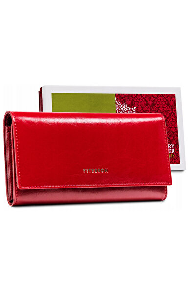 Other Large women's leather wallet with flap - Peterson