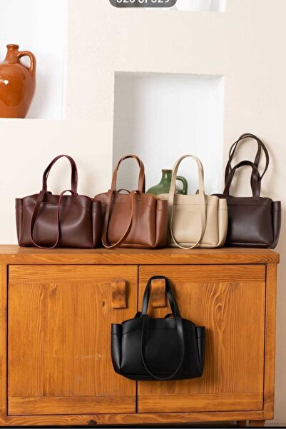 ÖZÜM TAKI Women's Brown Shoulder and Shoulder Bag