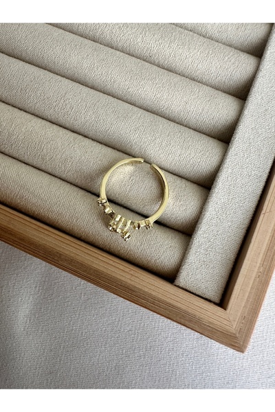 ringbox Gold Iridescent Star Ring