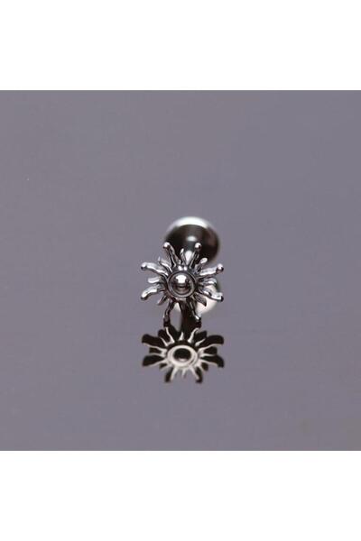 Rupen Kraft %100 G23 Titanyum Güneş Detay Titanyum 6x1.2mm Labret Piercing