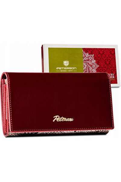 Other Large women's leather wallet with RFID system - Peterson