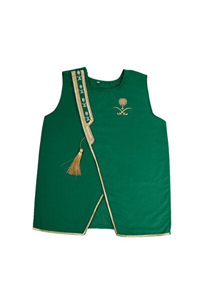 Generic Children's Eid dress with two swords and palm tree embroidery