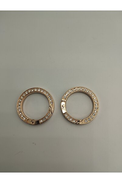 Zeyora Inel metalic cu arc. Accesoriu pentru geantă, cârlig cu arc cu piatră ...