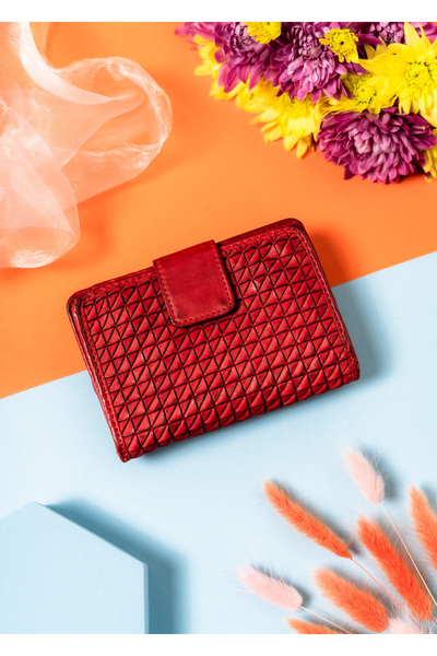 Other Women's leather wallet R-N109-ZPT-7361 Red