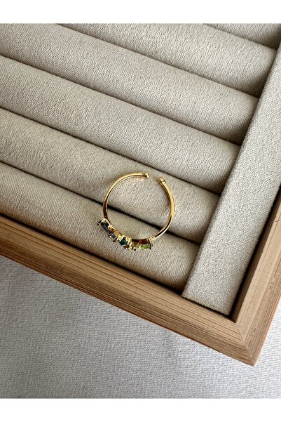 ringbox Gold Blue Butterfly Ring