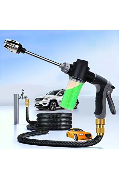 GreaTech Yüksek Basınçlı Sulama Yıkama Köpük Tabancası 360° Dönebilen Bahçe s...