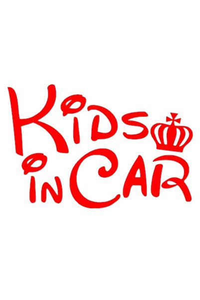 Oracal Sticker auto decorativ, baby on board, kids on board, rosu