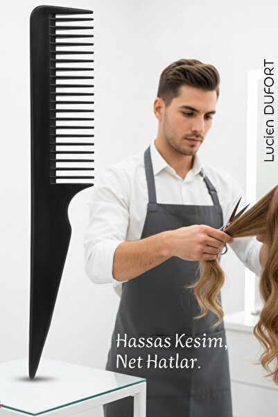 Transformacion Hairdresser Hair Cutting Comb - Professional Hairdresser Cutting Comb Tail Hair Parting Comb 722283