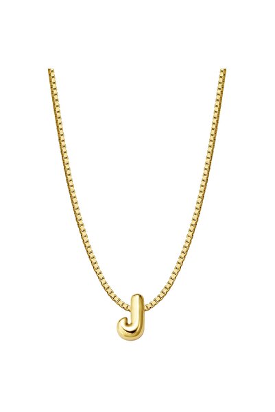 Glanzstücke München Silberhalskette Kette mit Anhänger Sterling Silber gelbgold