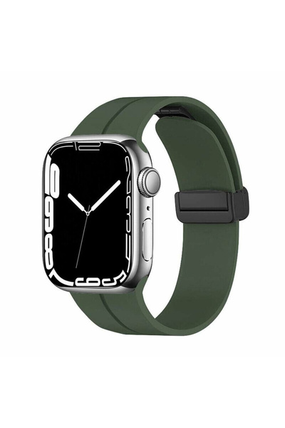 ceptego Apple Watch Compatible Series 1/2/3/4/5/6/Se/7/8/9 S10-11 and 49-45-44-42mm Pro Magnet Silicone Band